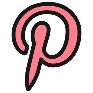 Pinterest Logo Icon from Ultimate Colors - Free Set