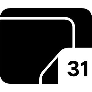 Protoncalendar Icon from Simple Icons Set