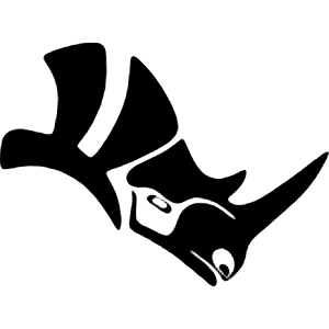 Rhinoceros Icon from Simple Icons Set