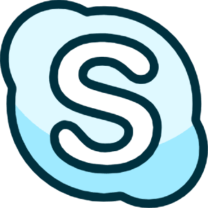 Skype Logo Icon from Ultimate Duotone - Free Set