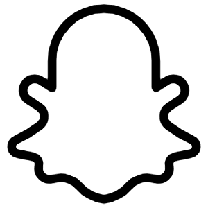 Snapchat Logo Icon from Ultimate Light - Free Set