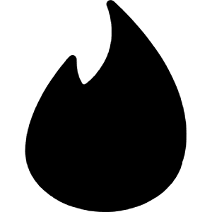 Tinder Icon from Simple Icons Set