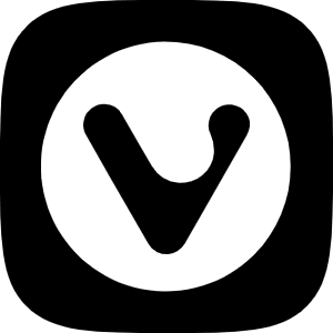 Vivaldi Icon from Simple Icons Set