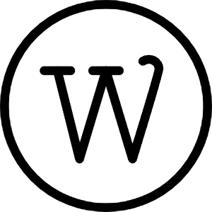 Wordpress Logo 1 Icon from Ultimate Light - Free Set