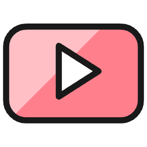 Youtube Clip Logo Icon from Ultimate Colors - Free Set