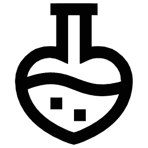 Heart Chemistry Icon from Atlas Line Set