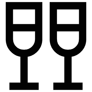 Wine Glasses Icon from Atlas Line Set