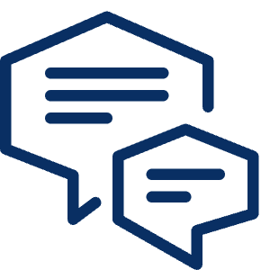 Bubble Chat Double Text 1 Icon from Cyber Line - Free Set