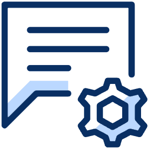 Bubble Chat Text Setting Icon from Cyber Duotone - Free Set
