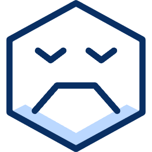 Smiley Frown Icon from Cyber Duotone - Free Set