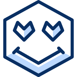 Smiley Love Icon from Cyber Duotone - Free Set