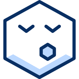 Smiley Sigh Icon from Cyber Duotone - Free Set