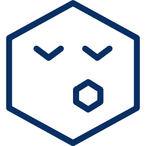 Smiley Sigh Icon from Cyber Line - Free Set