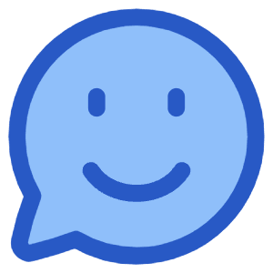 Chat Bubble Oval Smiley 1 Icon from Plump Duo - Free Set