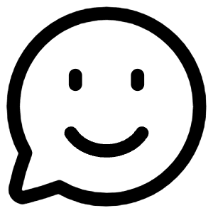 Chat Bubble Oval Smiley 1 Icon from Plump Line - Free Set