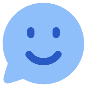 Chat Bubble Oval Smiley 1 Icon from Plump Flat - Free Set