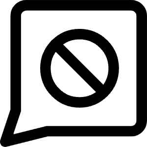 Chat Bubble Square Block Icon from Core Line - Free Set