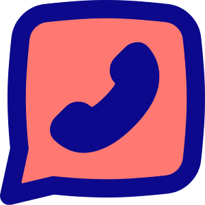 Chat Bubble Square Phone Icon from Flex Pop - Free Set