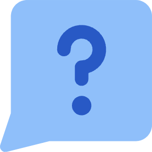 Chat Bubble Square Question Icon from Core Flat - Free Set