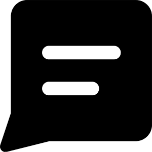 Chat Bubble Text Square Icon from Core Solid - Free Set