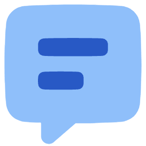 Chat Bubble Text Square Icon from Plump Flat - Free Set