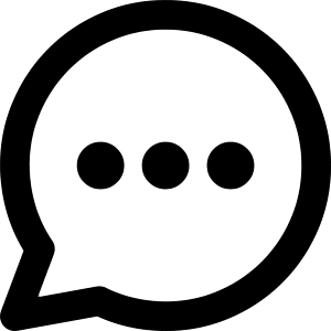 Chat Bubble Typing Oval Icon from Core Remix - Free Set