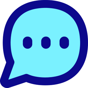 Chat Bubble Typing Oval Icon from Flex Pop - Free Set
