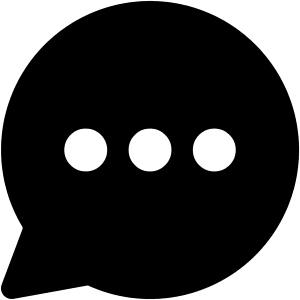 Chat Bubble Typing Oval Icon from Core Solid - Free Set
