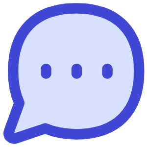 Chat Bubble Typing Oval Icon from Flex Duo - Free Set