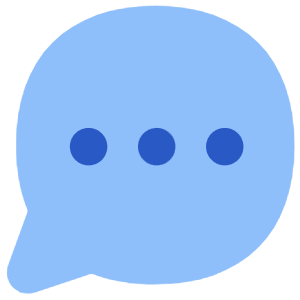 Chat Bubble Typing Oval Icon from Flex Flat - Free Set