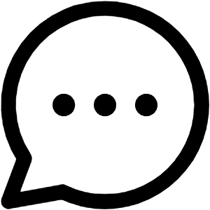 Chat Bubble Typing Oval Icon from Core Line - Free Set