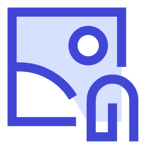 Email Attachment Image Icon from Sharp Duo - Free Set