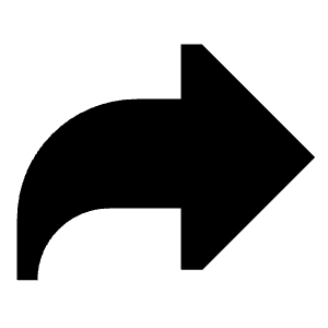 Forward Email Icon from Sharp Solid - Free Set