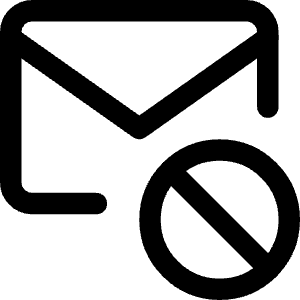 Inbox Block Icon from Core Line - Free Set