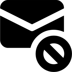 Inbox Block Icon from Core Solid - Free Set