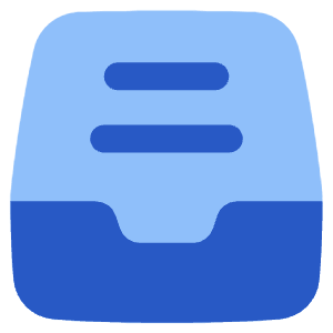 Inbox Content Icon from Plump Flat - Free Set