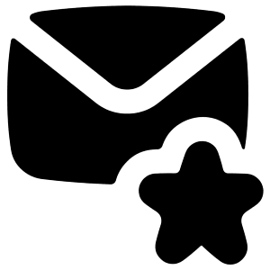 Inbox Favorite Icon from Flex Solid - Free Set