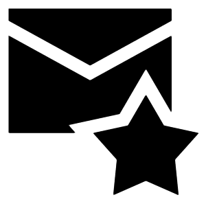 Inbox Favorite Icon from Sharp Solid - Free Set