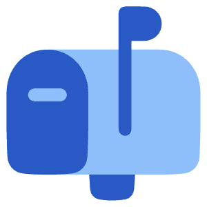 Inbox Post Icon from Plump Flat - Free Set