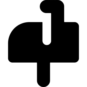 Inbox Post Icon from Micro Solid - Free Set