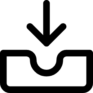 Inbox Tray 1 Icon from Core Line - Free Set