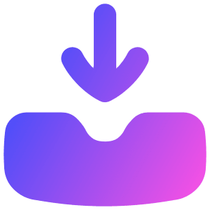 Inbox Tray 1 Icon from Flex Gradient - Free Set