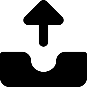 Inbox Tray 2 Icon from Core Solid - Free Set