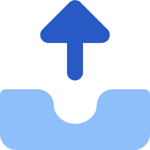 Inbox Tray 2 Icon from Core Flat - Free Set