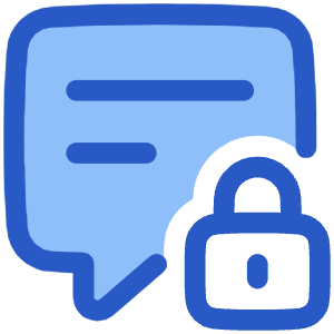 Lock Comment Security Icon from Plump Duo - Free Set