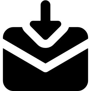 Mail Incoming Icon from Core Solid - Free Set