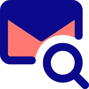 Mail Search Icon from Core Pop - Free Set