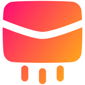 Mail Send Icon from Plump Gradient - Free Set