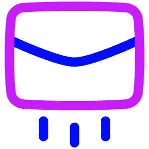 Mail Send Icon from Plump Neon - Free Set