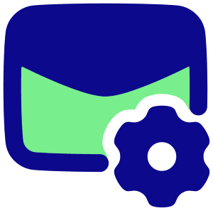Mail Setting Gear Icon from Plump Pop - Free Set